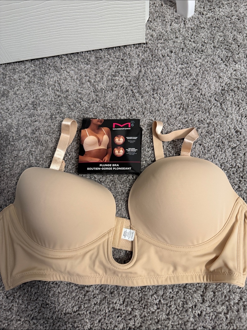 Maidenform Nude Plunge Strapless-Convertible Bra